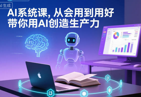 AI系统课，从会用到用好，带你用AI创造生产力-weichuangqy