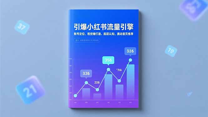 引爆小红书流量引擎，账号定位、视觉锤打造、底层认知，撬动首页推荐-weichuangqy