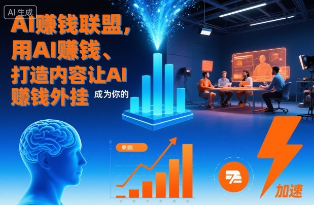 AI賺钱联盟，用AI賺钱、打造内容让AI成为你的賺钱外挂-weichuangqy