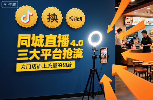 同城直播实操班4.0，三大平台抢流，为门店插上流量的翅膀-weichuangqy