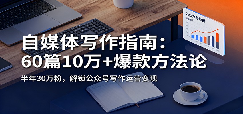 自媒体写作指南：60篇10万+爆款方法论，半年30万粉，解锁公众号写作运营变现-weichuangqy