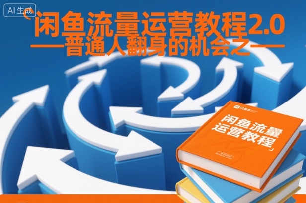 闲鱼流量运营教程2.0——普通人翻身的机会之一-weichuangqy