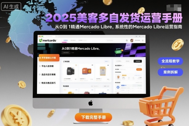 2025美客多自发货运营手册：从0到1精通Mercado Libre，系统性的Mercado Libre运营指南-weichuangqy