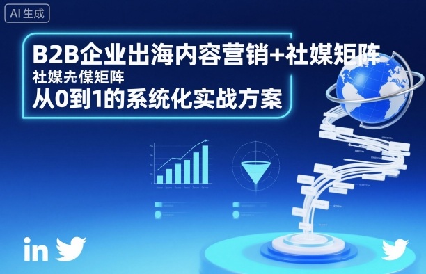 B2B企业出海内容营销+社媒矩阵，从0到1的系统化实战方案-weichuangqy