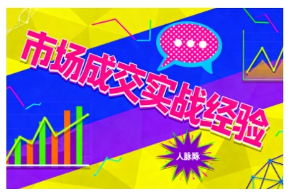 市场成交实战经验，从认知觉醒到实操落地，快速掌握市场开拓与成交核心能力-weichuangqy