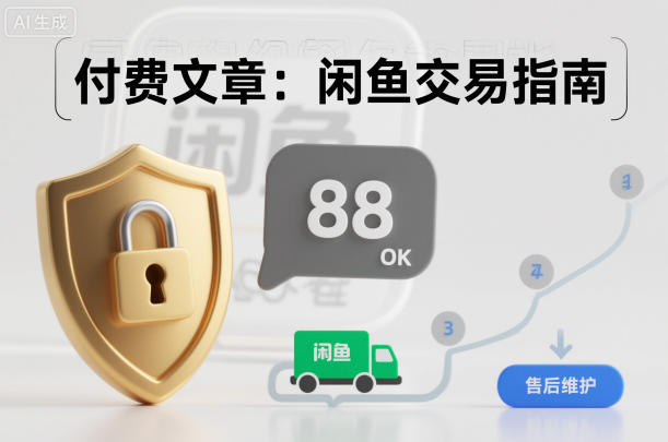 付费文章：闲鱼交易指南，怎么才能降低被坑被马扁的概率-weichuangqy