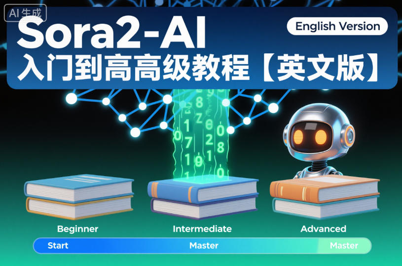 Sora2-AI入门到高级教程【英文版】-weichuangqy