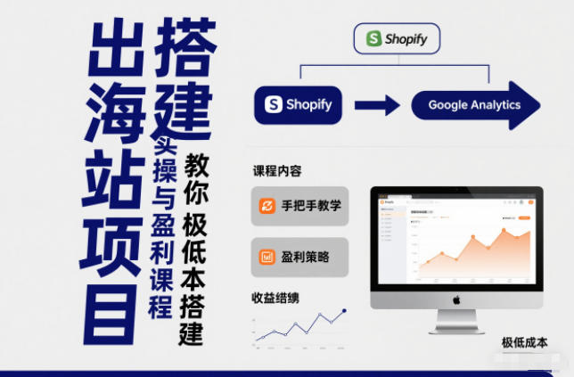 小淘出海站项目，搭建实操与盈利课程，手把手教你用极低成本搭建-weichuangqy