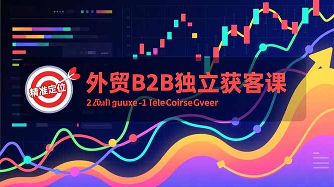外贸B2B独立获客课，Facebook主页搭建、消息互动广告、精准定位，打造高询盘系统-weichuangqy