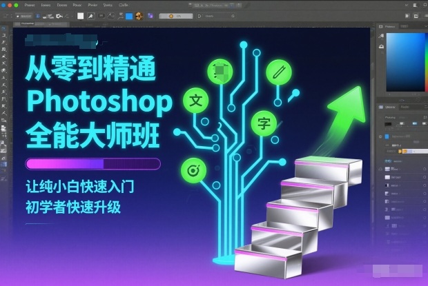 从零到精通Photoshop全能大师班，让纯小白快速入门，初学者快速升级-weichuangqy