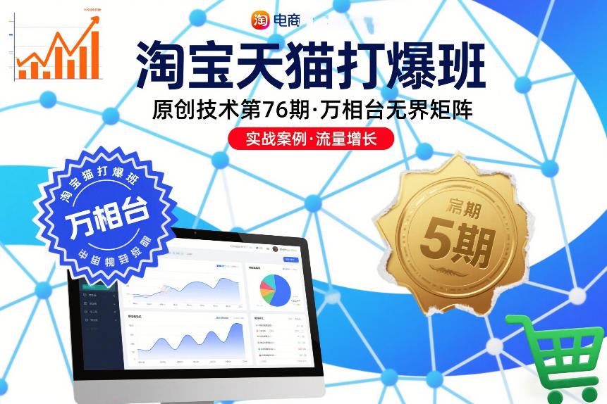 淘宝天猫打爆班原创技术第76期，万相台无界矩阵-weichuangqy