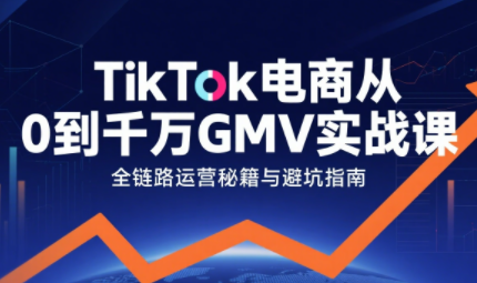 三千老师·TikTok电商从0到千万GMV实战课(更新)-weichuangqy