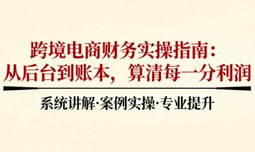 2025跨境电商财务实操指南-weichuangqy