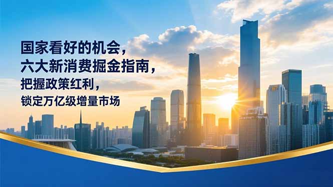 某付费文章：国家看好的机会，六大新消费掘金指南，把握政策红利，锁定万亿级增量市场-weichuangqy