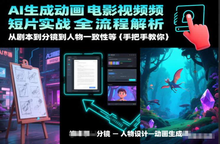 AI生成动画电影视频短片实战全流程解析，从剧本到分镜到人物一致性等手把手教你-weichuangqy
