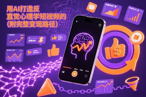 用AI打造“反直觉”心理学短视频的流量密码(附完整变现路径)-weichuangqy
