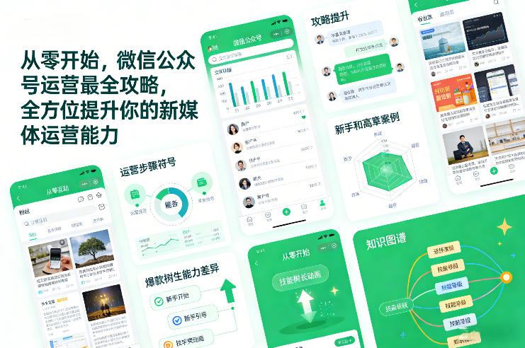 从零开始，微信公众号运营最全攻略，全方位提升你的新媒体运营能力-weichuangqy