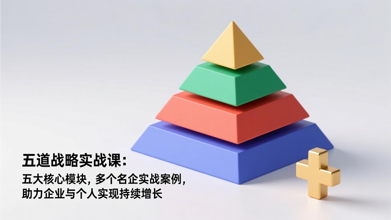五道战略实战课：五大核心模块，多个名企实战案例，助力企业与个人实现持续增长-weichuangqy