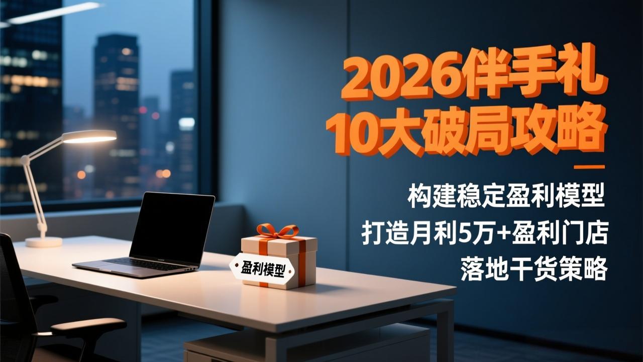 2026伴手礼10大破局攻略：构建稳定盈利模型，打造月利5万+盈利门店，落地干货策略-weichuangqy