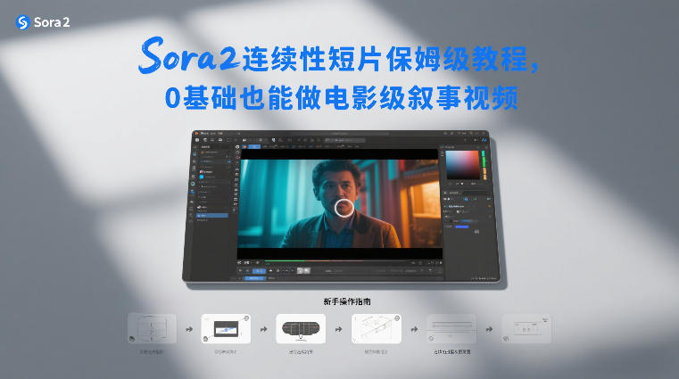 Sora2连续性短片保姆级教程，0基础也能做电影级叙事视频-weichuangqy