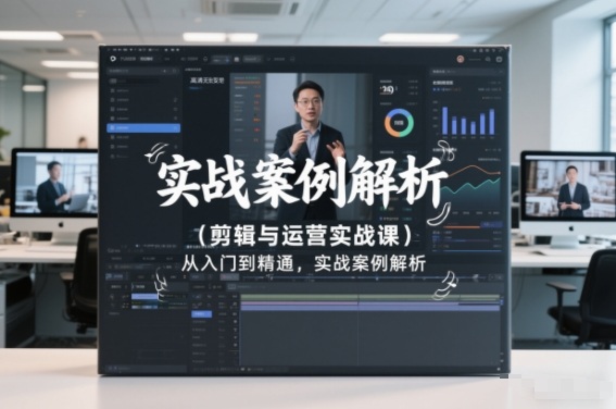 剪辑与运营实战课，从入门到精通，实战案例解析(更新2026)-weichuangqy