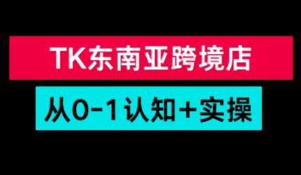 TikTok东南亚跨境从0-1认知实操课-weichuangqy