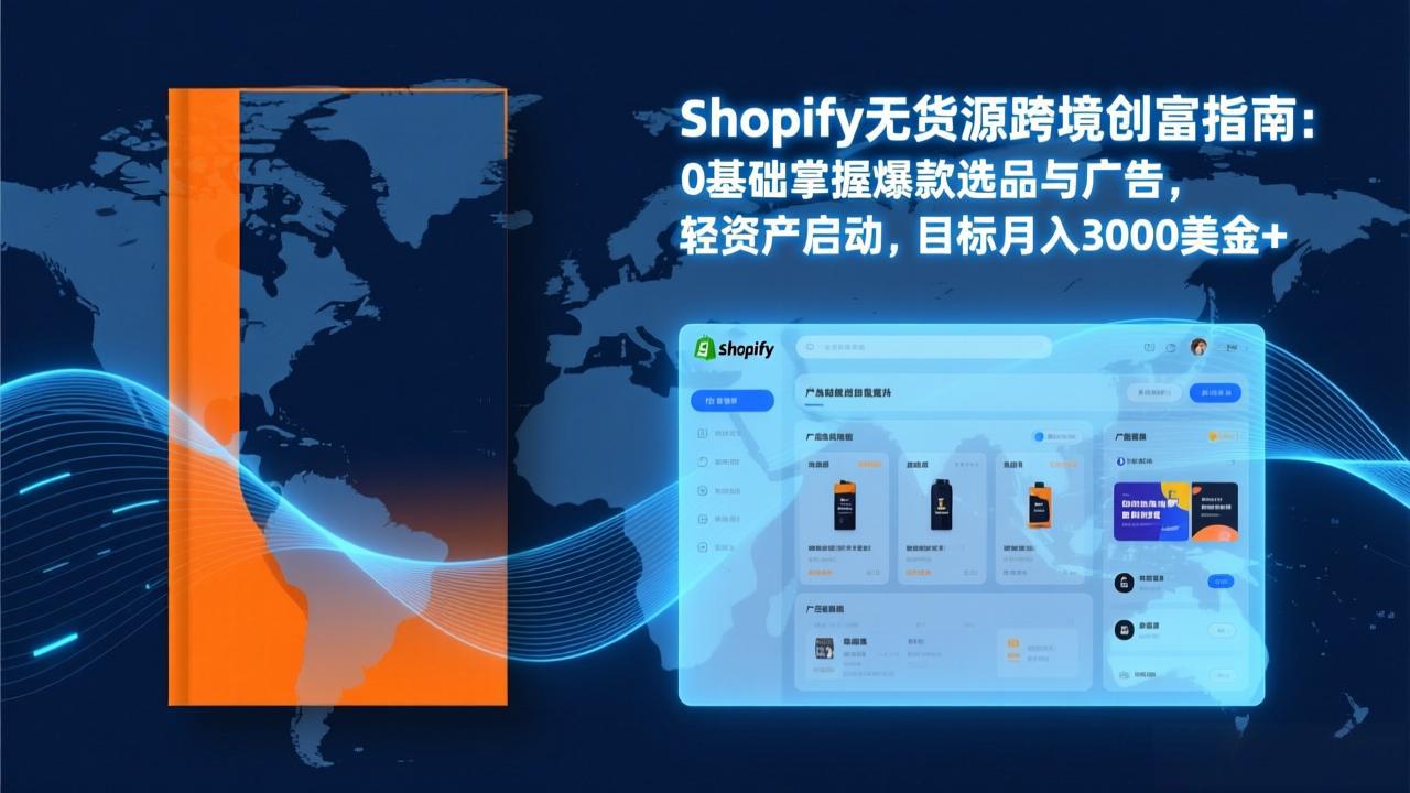 Shopify爆款打法实战：从选品到广告投放，复制爆款模型，驱动独立站月销售额破万刀-weichuangqy