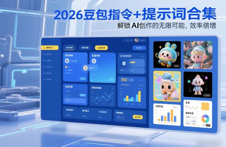 2026豆包指令+提示词合集，解锁AI创作的无限可能，效率倍增-weichuangqy