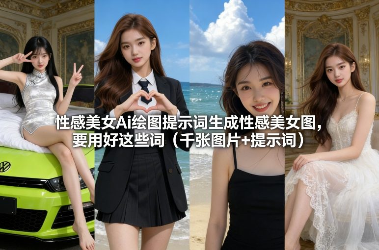 性感美女Ai绘图提示词生成性感美女图，要用好这些词(千张图片+提示词)-weichuangqy