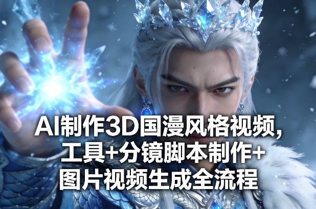 AI制作3D国漫风格视频，工具+分镜脚本制作+图片视频生成全流程-weichuangqy