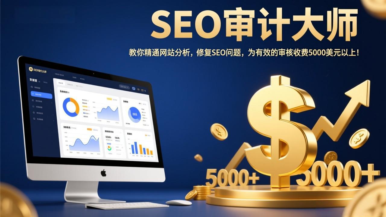 SEO审计大师：教你精通网站分析，修复SEO问题，为有效的审核收费5000美元以上！-weichuangqy