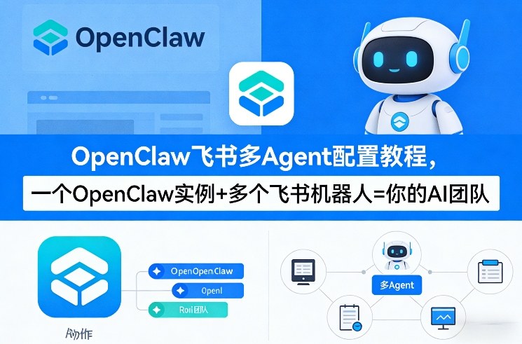 OpenClaw飞书多Agent配置教程(破局星球版)，一个OpenClaw实例+多个飞书机器人=你的AI团队-weichuangqy