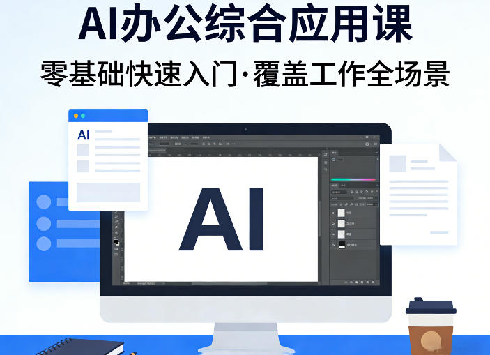 AI办公综合应用课，零基础快速入门，覆盖了工作中各种应用场景-weichuangqy