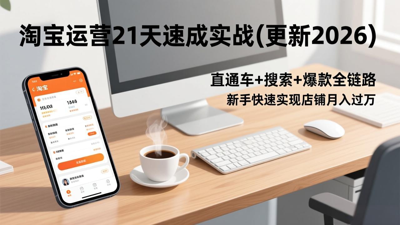 淘宝运营21天速成实战(更新3月-weichuangqy