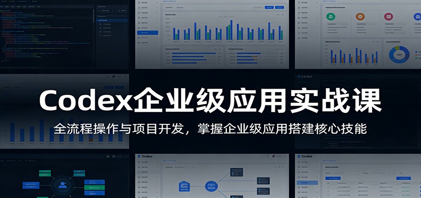 Codex企业级应用实战课：全流程操作与项目开发，掌握企业级应用搭建核心技能-weichuangqy