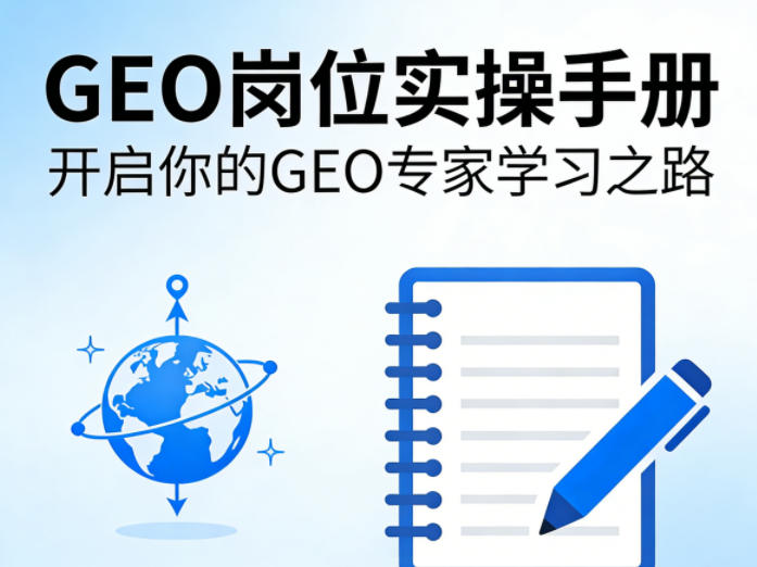 GEO岗位实操手册，开启你的GE0专家学习之路-weichuangqy
