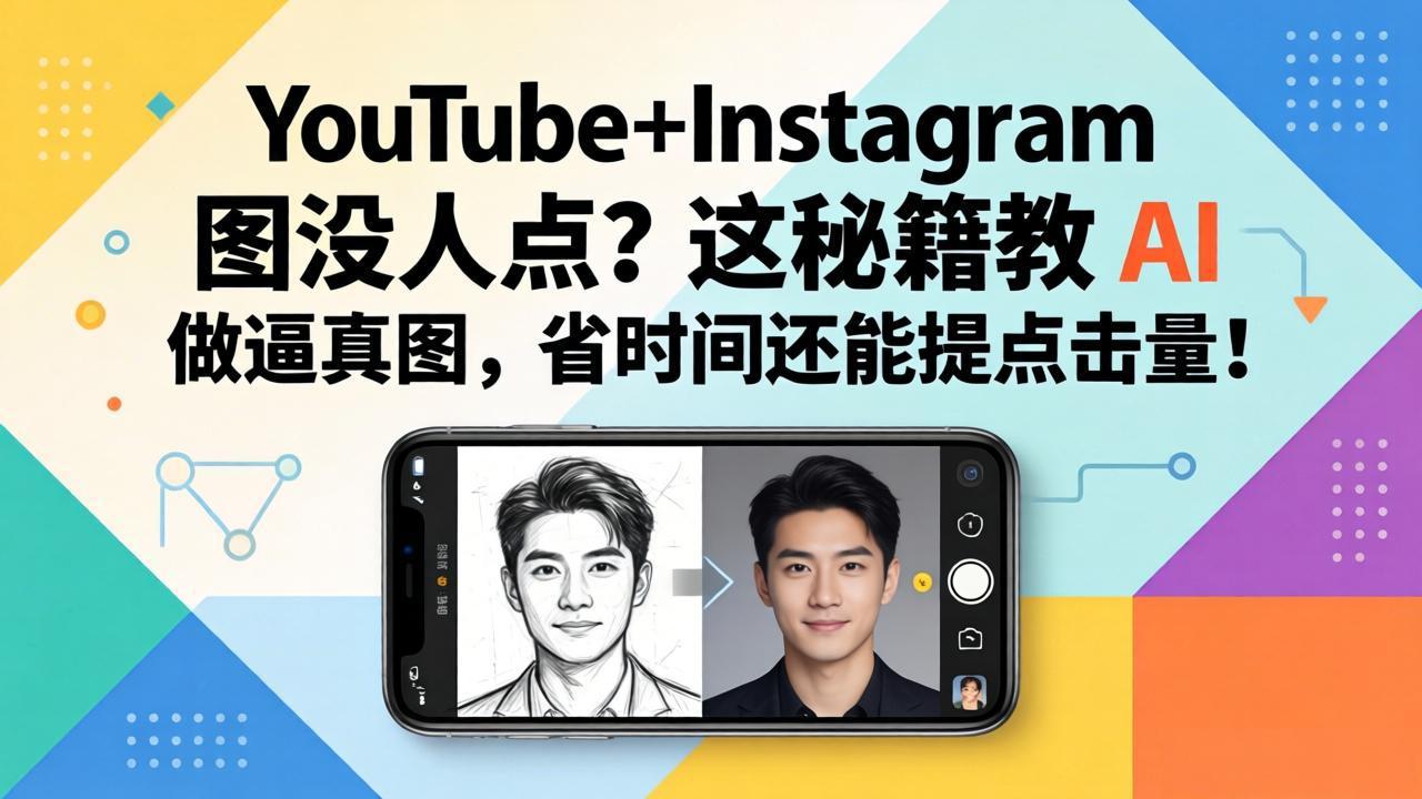 YouTube+Instagram图没人点？这秘籍教 AI 做逼真图，省时间还能提点击量-weichuangqy