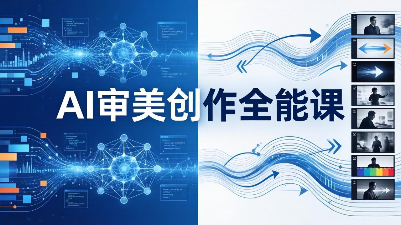 AI审美创作全能课：MJ+Seedance+模型训练+影视分镜+编剧，一站式掌握AI艺术创作-weichuangqy