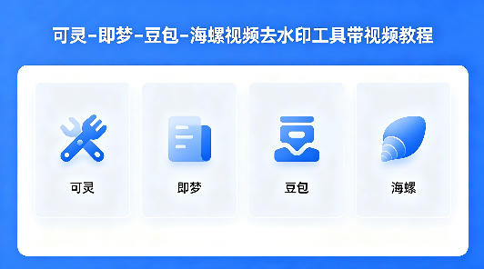 可灵–即梦–豆包–海螺视频去水印工具带视频教程-weichuangqy