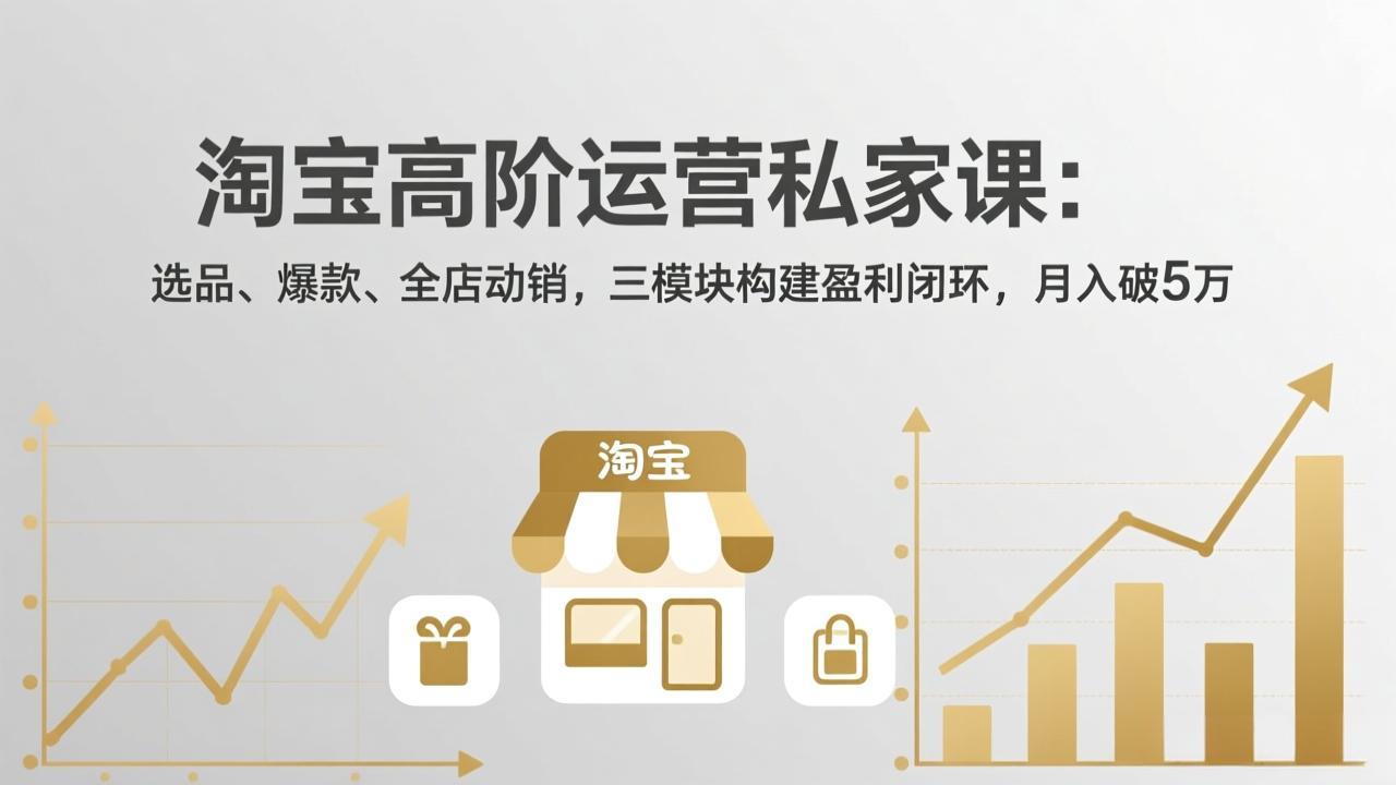 淘宝高阶运营私家课(更新26年4月18-weichuangqy