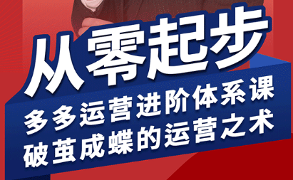 海神·拼多多运营进阶系统课(更新2026)-weichuangqy