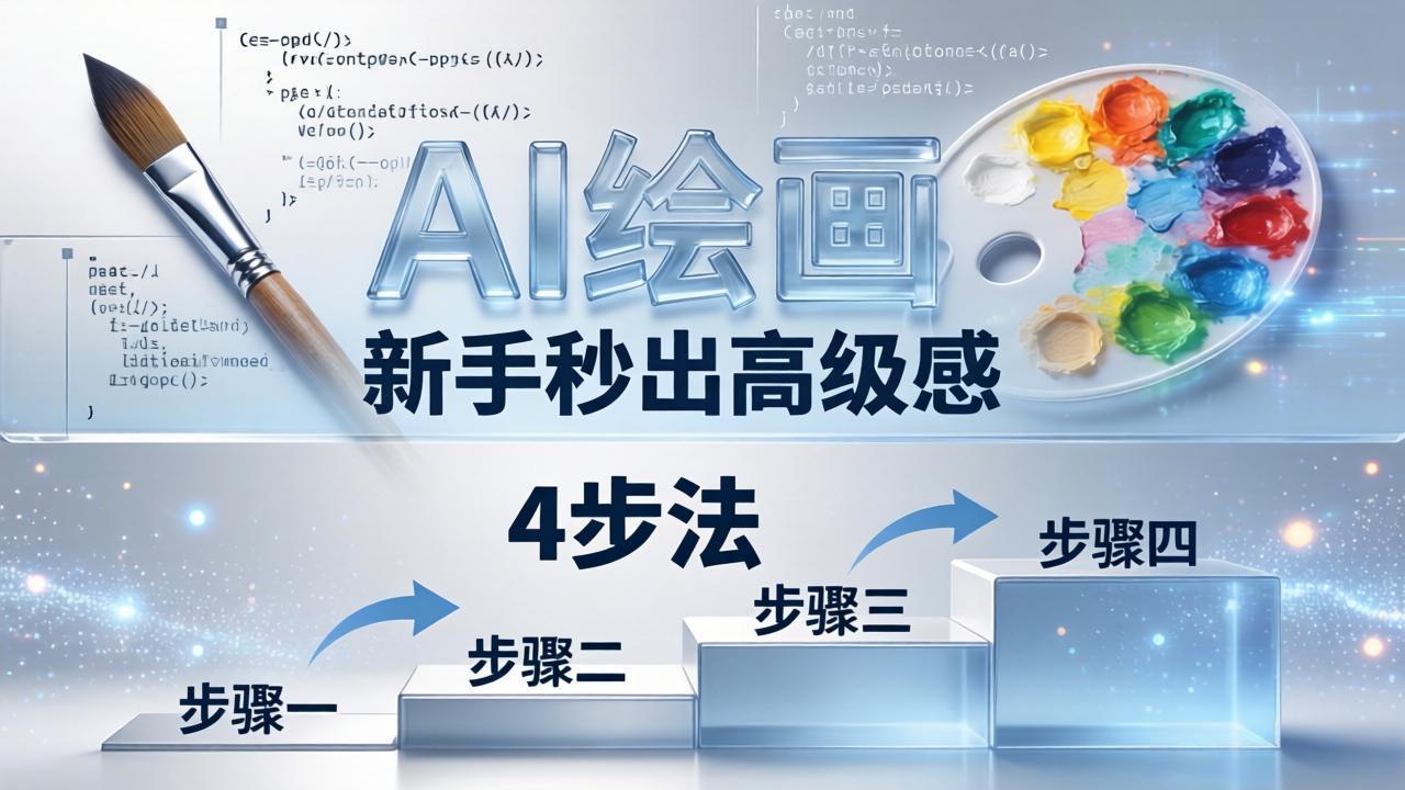 AI绘画入门别再硬磕了！即梦4步法：万能提示词公式+BRTR框架，新手秒出高级感-weichuangqy