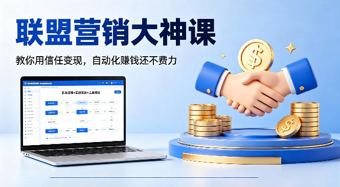 联盟营销大神课，教你用信任变现，自动化賺钱还不费力【原创双语字幕】-weichuangqy