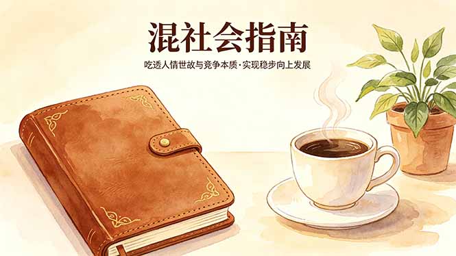 付费文章：混社会指南，吃透人情世故与竞争本质，实现稳步向上发展-weichuangqy