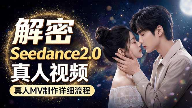 Seedance 2.0电影级真人 MV全流程拆解：提示词、运镜、粒子特效，手把手实操-weichuangqy