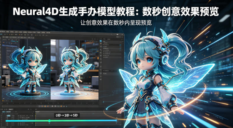 Neural4D生成手办模型教程，让创意效果在数秒内呈现预览-weichuangqy