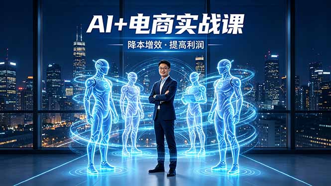 AI+电商实战课，1人+N个AI 智能体，把SOP变AI员工，实现降本增效提高利润-weichuangqy