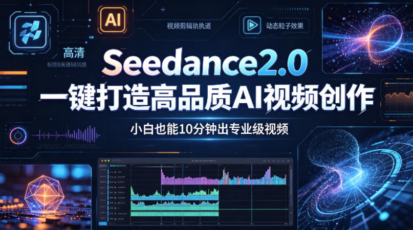 Seedance2.0一键打造高品质AI视频创作，小白也能10分钟出专业级视频-weichuangqy