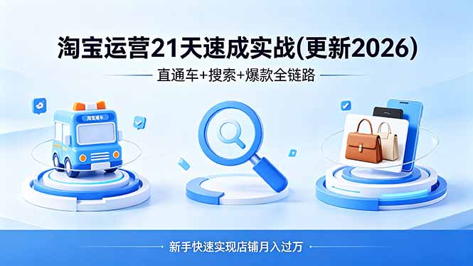 淘宝运营21天速成实战(更新4月-weichuangqy