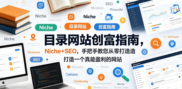 目录网站创富指南，Niche+SEO，手把手教您从零打造打造一个真能盈利的网站【原创双语字幕】-weichuangqy